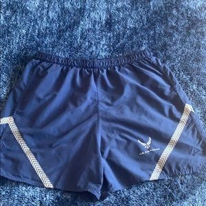 Air Force shorts navy